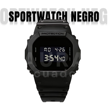 SPORTWATCH NEGRO MATE | EL RELOJ INDESTRUCTIBLE