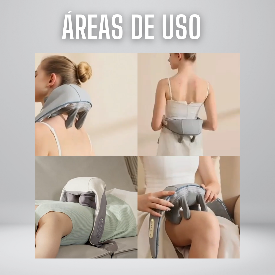 RELAXPRO 360 | MASAJEADOR CON CALOR PARA CUELLO Y MÁS